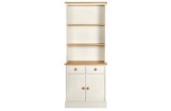 Collection Winchester Bookcase Display Unit-Soft White / Oak